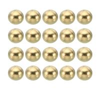 PATIKIL M5x0.8 Thread Cap Nuts Knob, 20 Pack Brass Ball Lamp Decoration Screw Caps Nut Cover Nut for Furniture Lighting or DIY Project 10mm