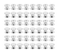 PATIKIL M5x4mm Chicago Screws, 100 Sets Chicago Screws Phillips Binding Post Screw Bolts Leather Rivets Brass Fasteners Connectors Steel for Leather Belt Scrapbook Photo Albums, Silvery