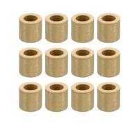 PATIKIL M6 Brass Spacers, 12 Pcs Metal Spacer Brass 6mm ID x 10mm OD x 10mm L Brass Spacers Screw Standoff for 1/4inch or M6 Screw Bolts