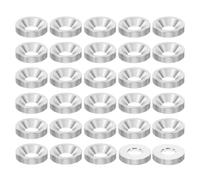 PATIKIL M6 Finish Countersunk Washer, 30pcs 16mm Dia. 3.5mm Tall Solid 304 Stainless Steel CNC Cup Washer Flat Screw Head Gasket for Constructions