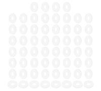 PATIKIL M6 Nylon Flat Washers, 120 Pcs 6mm ID 16mm OD 1.5mm Thick Plastic Sealing Flat Round Washer Spacer Gaskets Replacement for Plumbing Faucet Hose Fastener Bolt, White