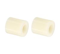 PATIKIL M6 Round Spacer Washer, 48 Pack Nylon 6.2mm ID x 11mm OD x 12mm L for M6 Screws Block 3D Printer TV Wall Mounting Electrical Outlet, Beige