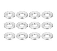 PATIKIL M6 Stainless Steel Spacers, 12Pcs Metal Spacer 6mm ID x 14mm OD x 2mm L Screw Standoff for 1/4" or M6 Screw