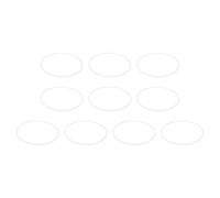 PATIKIL M65 PTFE Flat Washer, 10 Pcs 65mm ID 70mm OD 1.5mm Thick O-Ring Sealing Gasket Spacer for Fasten Screws Flanges Faucet Pipe Valves, White