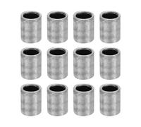 PATIKIL M7 Steel Spacers, 12 Pcs Metal Spacers Steel 7mm ID x 10mm OD x 13mm L Carbon Steel Spacer Screw Standoff Round for 2/7in or M7 Screw Bolts