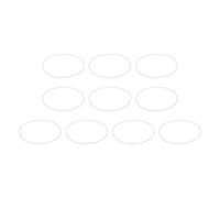 PATIKIL M75 PTFE Flat Washer, 10 Pcs 75mm ID 80mm OD 1.5mm Thick O-Ring Sealing Gasket Spacer for Fasten Screws Flanges Faucet Pipe Valves, White