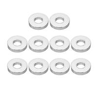 PATIKIL M8 Aluminum Spacers, 10Pcs Metal Spacer Aluminum Round 8.5mm ID x 20mm OD x 4mm L Thickness Aluminum Spacer Screw Standoff for 5/16" or M8 Screw Bolts