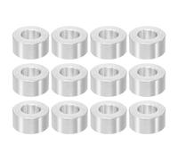 PATIKIL M8 Aluminum Spacers, 12 Pcs Metal Spacers Aluminum 8.2mm ID x 16mm OD x 8mm l Aluminum Spacer Screw Standoff Round for 5/16 or M8 Screw Bolts