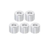 PATIKIL M8 Aluminum Spacers, 5Pcs Metal Spacer Aluminum 8.5mm ID x 20mm OD x 15mm L Aluminum Spacer Screw Standoff Round for 5/16" or M8 Screw Bolts