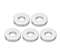PATIKIL M8 Aluminum Spacers, 5pcs Metal Spacers Aluminum Round 8.5mm ID x 20mm OD x 4mm L Thickness for 5/16" or M8 Screw Bolts