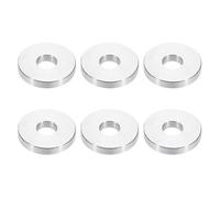 PATIKIL M8 Aluminum Spacers, 6pcs 5/16" x 1" Round Metal Spacers for 5/16 or M8 Screw Bolts, Unthreaded Standoff Bushing 3/16"L, 8.5x25x5mm