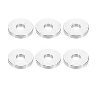 PATIKIL M8 Aluminum Spacers, 6pcs 5/16" x 1" Round Metal Spacers for 5/16 or M8 Screw Bolts, Unthreaded Standoff Bushing 5/32"L, 8.5x25x4mm