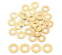 PATIKIL M8 Brass Flat Washer, 50 Pcs 8mm ID 14mm OD 1.5mm Thick Metric Washers Metal Sealing Gasket Ring for Screws Bolts Factories Home Outdoor Projects