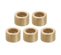 PATIKIL M8 Brass Spacers, 5 Pcs Metal Spacer Brass 8mm ID x 12mm OD x 8mm L Brass Spacers Screw Standoff for 5/16 Inch or M8 Screw