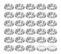 PATIKIL M8 Finish Countersunk Washer, 30pcs 20mm Dia. 5mm Tall Solid 304 Stainless Steel CNC Cup Washer Flat Screw Head Gasket for Constructions