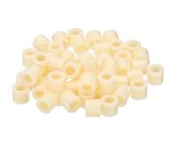 PATIKIL M8 Round Spacer Washer Set, 100 Pcs 8.2mm ID, 14mm OD, 12mm Length Plastic Standoff for M8 Screws