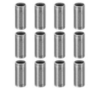 PATIKIL M8 Steel Spacers, 12 Pcs Metal Spacers Steel 8mm ID x 12mm OD x 30mm L Carbon Steel Spacer Screw Standoff Round for 5/16in or M8 Screw Bolts