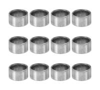 PATIKIL M8 Steel Spacers, 24 Pcs Metal Spacers Steel 8mm ID x 10mm OD x 6mm L Carbon Steel Spacer Screw Standoff Round for 5/16in or M8 Screw Bolts