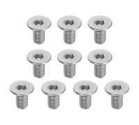 PATIKIL M8 x 16 mm Flat Head Socket Cap Screws, 10 Pack 304 Stainless Steel 18-8 Machine Screws Flat Countersunk Bolts Hex Socket Drive Full Thread Grade 6.8