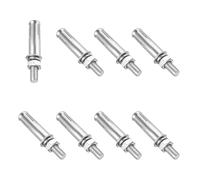 PATIKIL M8 x 60mm Expansion Bolts, 8Pcs 304 Stainless Steel Expansion Screw Bolts Sleeve Anchoring Fastener for Wall Concrete Brick Wall Drywall Air Conditioner, Silver