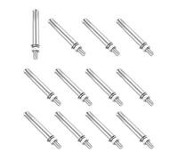 PATIKIL M8 x 90mm Expansion Bolts, 12Pcs 304 Stainless Steel Expansion Screw Bolts Sleeve Anchoring Fastener for Wall Concrete Brick Wall Drywall Air Conditioner, Silver