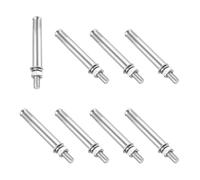 PATIKIL M8 x 90mm Expansion Bolts, 8Pcs 304 Stainless Steel Expansion Screw Bolts Sleeve Anchoring Fastener for Wall Concrete Brick Wall Drywall Air Conditioner, Silver