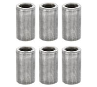 PATIKIL M9 Steel Spacers, 6 Pcs Metal Spacers Steel 9mm ID x 15mm OD x 27.5mm L Carbon Steel Spacer Screw Standoff Round for 3/8in or M9 Screw Bolts