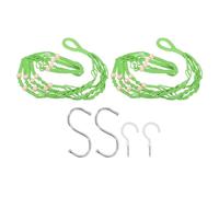 PATIKIL Macrame Plant Hanger Indoor 35", 2 Pcs Long Hanging Plant Holders with Pot for Indoor Home Decor Indoor, Green