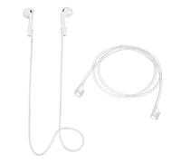 PATIKIL Magnetic Anti-Lost Straps, 2 Pcs Magnetic Universal Soft Silicone Sports Lanyard Anti-Lost Neck Rope Cord Wire Cable Connector for Running Jogging Fitness Dancing, Translucent