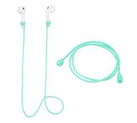 PATIKIL Magnetic Anti-Lost Straps, 2 Pcs Magnetic Universal Soft Silicone Sports Lanyard Anti-Lost Neck Rope Cord Wire Cable Connector for Running Jogging Fitness Dancing, Green