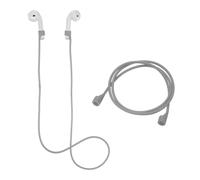 PATIKIL Magnetic Anti-Lost Straps, 2 Pcs Magnetic Universal Soft Silicone Sports Lanyard Anti-Lost Neck Rope Cord Wire Cable Connector for Running Jogging Fitness Dancing, Grey