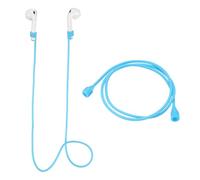 PATIKIL Magnetic Anti-Lost Straps, 2 Pcs Magnetic Universal Soft Silicone Sports Lanyard Anti-Lost Neck Rope Cord Wire Cable Connector for Running Jogging Fitness Dancing, Blue