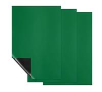 PATIKIL Magnetic Dry Erase Board Sheet for Fridge, 3 Pcs 12 x 8 Inch Erasable Refrigerator Whiteboard for Kitchen for Home Kitchen Organizer Planner Office Storage, Green (0.6mm)