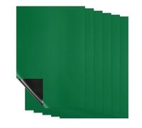 PATIKIL Magnetic Dry Erase Board Sheet for Fridge, 6 Pcs 12 x 8 Inch Erasable Refrigerator Whiteboard for Kitchen for Home Kitchen Organizer Planner Office Storage, Green (0.6mm)