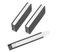 PATIKIL Magnetic Label Holder 3" x 0.5" with Paper Inserts, 25 Pcs C Channel Magnetic File Cabinet Labels Shelf Data Card Holder Signs for Metal Racks Shelves Whiteboard Tool Box