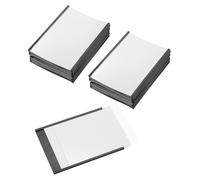 PATIKIL Magnetic Label Holder 4" x 3" with Paper Inserts, 25 Pcs C Channel Magnetic File Cabinet Labels Shelf Data Card Holder Signs for Metal Racks Shelves Whiteboard Tool Box