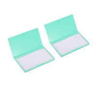 PATIKIL Magnetic Needle Storage Case, 2 Pcs Plastic Portable Sewing Pin Keeper Needle Organizer Box Container for Embroidery Knitting Stitching, Green