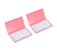 PATIKIL Magnetic Needle Storage Case, 2 Pcs Plastic Portable Sewing Pin Keeper Needle Organizer Box Container for Embroidery Knitting Stitching, Pink