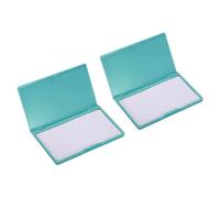 PATIKIL Magnetic Needle Storage Case, 2 Pcs Plastic Portable Sewing Pin Keeper Needle Organizer Box Container for Embroidery Knitting Stitching, Dark Green