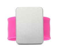 PATIKIL Magnetic Pin Cushion Wrist, Magnetic Sewing Pincushion Holder Pin Wristband for Sewing Braiding Quilting Hair Clips, Rose Red