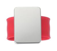PATIKIL Magnetic Pin Cushion Wrist, Magnetic Sewing Pincushion Holder Pin Wristband for Sewing Braiding Quilting Hair Clips, Red