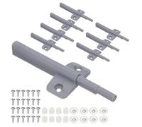 PATIKIL Magnetic Push Latches, 8 Pcs Push to Open Door Latch Cabinet Hardware Hidden Push Touch Latch Spring on Close Push Catches for Cabinet Drawer Kitchen Wardrobe Gray