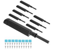 PATIKIL Magnetic Push Latches, 8 Pcs Push to Open Door Latch Cabinet Hardware Hidden Push Touch Latch Closet Tip On Close for Cabinet Drawer Kitchen Wardrobe Door Catches Black