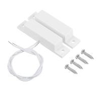 PATIKIL Magnetic Reed Switch, 1 Set Normally Open NO Wired Surface-Mounted Door Window Contact Switch for Home Security