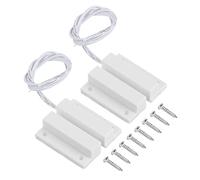 PATIKIL Magnetic Reed Switch, 2 Sets Normally Closed NC Wired Surface-Mounted Door Window Contacts