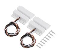 PATIKIL Magnetic Reed Switch, 2 Sets Normally Open Closed NC NO Wired Surface-Mounted Garage Door Window Contacts