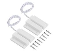 PATIKIL Magnetic Reed Switch, 2 Sets Normally Open NO Wired Surface-Mounted Door Window Contacts