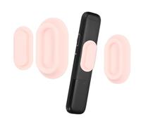PATIKIL Magnetic Remote Control Holder Wall Mount, Silicone Remote Control Organizer Strong for tv Remote Control Air Conditioning, 2 Pcs, Pink