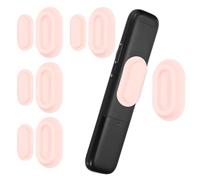 PATIKIL Magnetic Remote Control Holder Wall Mount, Silicone Remote Control Organizer Strong for tv Remote Control Air Conditioning, 5 Pcs, Pink