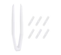 PATIKIL Magnetic Stirrer Bar, 25x5mm 6 Pcs PTFE Magnetic Mixer Stir Bars Magnet Mixing Rod Set for Flat Bottom Beaker Laboratory Home Lab with Plastic Nipper, Type-B